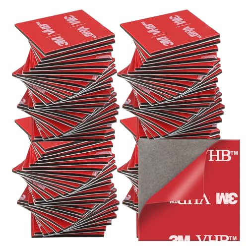 120 Blätter Double-Sided Replacement Adhesive Pads Compatible, doppelseitiges klebeband, kleben statt bohren, High Temperature Resistant, for Car, Home and Office, Square, 30 mm x30mm 120 Blätter Double-Sided Replacement Adhesive Pads Compatible, doppelseitiges klebeband, kleben statt bohren, High Temperature Resistant, for Car, Home and Office, Square, 30 mm x30mm von kurkip