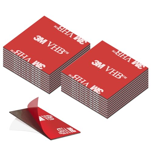 Doppelseitiges Klebeband, extra stark, 3 m VHB, doppelseitig, extra stark, 3 m, wasserdicht, für Haus, Büro, quadratisch – 30 mm x 30 mm, 20 Stück Doppelseitiges Klebeband, extra stark, 3 m VHB, doppelseitig, extra stark, 3 m, wasserdicht, für Haus, Büro, quadratisch – 30 mm x 30 mm, 20 Stück von kurkip