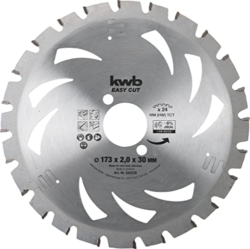 kwb Kreissägeblatt 173 x 30 mm, Made in Germany, leichtgängig, speziell für Akkumaschinen, Universal Sägeblatt für z.B. Metalle, Holz und Kunstoffe kwb Kreissägeblatt 173 x 30 mm, Made in Germany, leichtgängig, speziell für Akkumaschinen, Universal Sägeblatt für z.B. Metalle, Holz und Kunstoffe von kwb