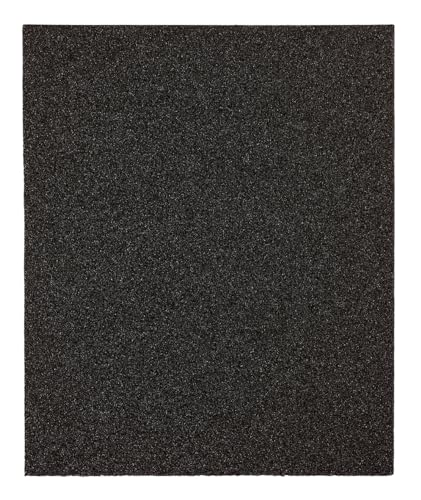 kwb wasserfester Schleifpapierbogen 230x280 mm aus Siliziumcarbid mit Körnung 1200, hochwertiger Kunstharz-Verleimung und wasserfestem Trägermaterial für den feinen Karosserieschliff von kwb