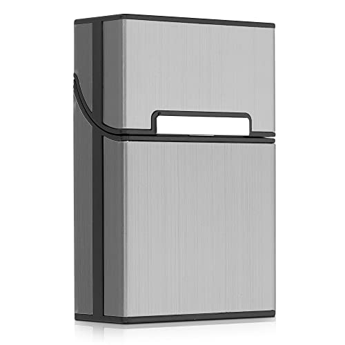 kwmobile Zigarettenetui Zigarettenbox Hülle für Zigaretten - Zigaretten Etui mit Magnetverschluss - Aluminium Beschichtung Stone Dust kwmobile Zigarettenetui Zigarettenbox Hülle für Zigaretten - Zigaretten Etui mit Magnetverschluss - Aluminium Beschichtung Stone Dust von kwmobile