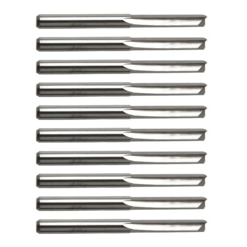 10pcs Holzbearbeitungswerkzeug 3.175 Mm Schaftholzhellschneider 2 Flöte Stahl Endmühle Gravur Bit Gerade Schlitzschneider 10pcs Holzbearbeitungswerkzeug 3.175 Mm Schaftholzhellschneider 2 Flöte Stahl Endmühle Gravur Bit Gerade Schlitzschneider von kwoifioy