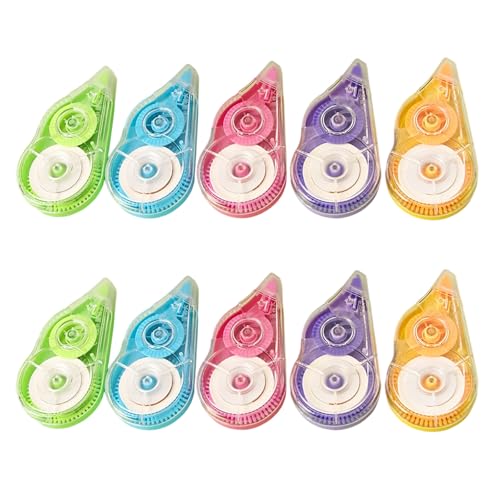 10pieces White Out Correction Tape Gesamt 80 M Für Schul Und Büroversorgungen 8mx5mm Korrekturbandrolle Für Notebook Korrekturband Für Schüler 10pieces White Out Correction Tape Gesamt 80 M Für Schul Und Büroversorgungen 8mx5mm Korrekturbandrolle Für Notebook Korrekturband Für Schüler von kwoifioy