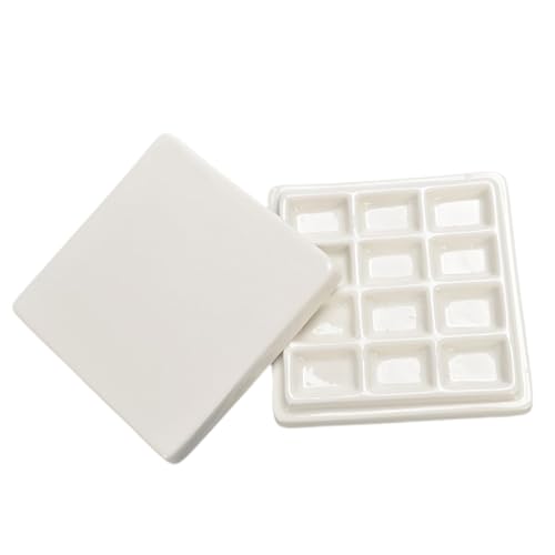12 Gitter Aquarellpalette Keramik Mischtablett Keramikfarbe Für Acryl Gouache Aquarellmalerei 12 Gitter Aquarellpalette Keramik Mischtablett Keramikfarbe Für Acryl Gouache Aquarellmalerei von kwoifioy