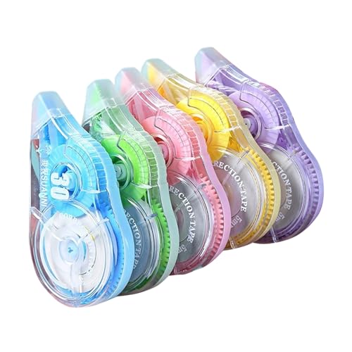 5 PCs Große Kapazität Korrekturbandkorrekturwalzen Tragbare White Out Correction Tape School Office Supplies 5 PCs Große Kapazität Korrekturbandkorrekturwalzen Tragbare White Out Correction Tape School Office Supplies von kwoifioy