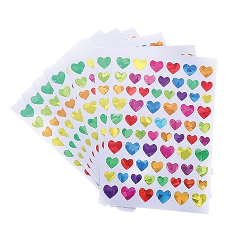 Glitzernder Sternaufkleber 960/1080/1380pcs Herz/Sternsiegel Aufkleber Für Journal Notebook Verpackung Kinder Belohnung Star Glitzernder Sternaufkleber 960/1080/1380pcs Herz/Sternsiegel Aufkleber Für Journal Notebook Verpackung Kinder Belohnung Star von kwoifioy