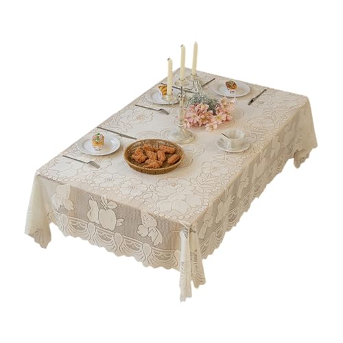 Klassischer Spitzenstoff Tischdecke Tischtuch Faltenfree Design Für Zuhause Und Veranstaltung Verwenden Sie Dekorationen 55x78.7inch Klassischer Spitzenstoff Tischdecke Tischtuch Faltenfree Design Für Zuhause Und Veranstaltung Verwenden Sie Dekorationen 55x78.7inch von kwoifioy