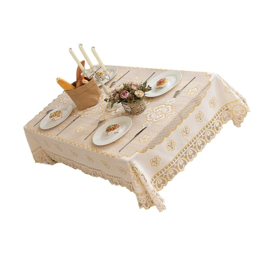 Klassischer Spitzenstoff Tischdecke Tischtuch Faltenfree Design Für Zuhause Und Veranstaltung Verwenden Sie Dekorationen 55x78.7inch Klassischer Spitzenstoff Tischdecke Tischtuch Faltenfree Design Für Zuhause Und Veranstaltung Verwenden Sie Dekorationen 55x78.7inch von kwoifioy