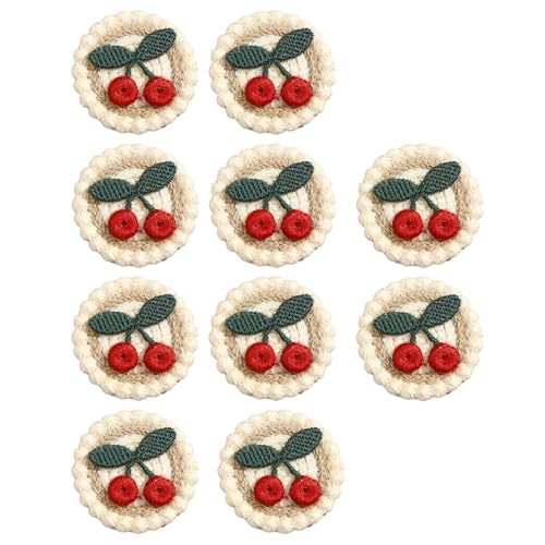 Mehrere Stile Handgenähte Kragen Einzigartige Kirschen Muster Durabilität Applikationen Für Kleiderdekoration Hochzeitskleidung Kirschblüten Stoff Patches von kwoifioy