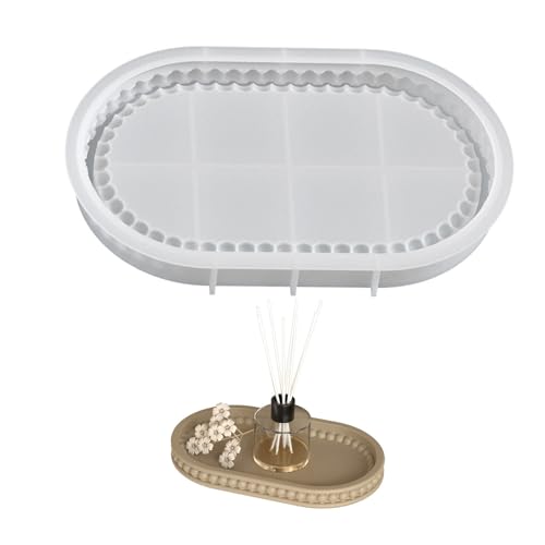 Mehrzweck Ovalplattenschale Mit Silikon Ovalplatten Verstärkt Accessoire Des Atmosphären Für Die Heimnutzung Und Die Professionelle Partyplanung von kwoifioy