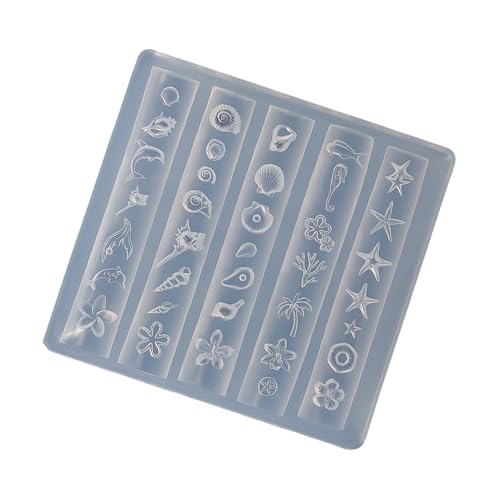 Multifirtionale Nägel Formen Nägel Styling Schimmel Meeres Thema Kleine Accessoires Formen Für Zubehörverstärkung Geeignet von kwoifioy