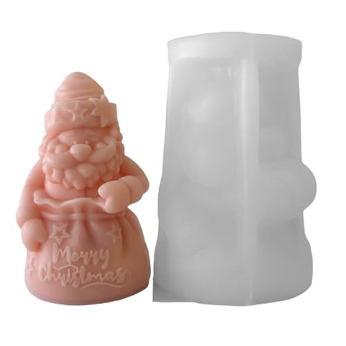 Robuste Silikonkerzenform Kreatives Santa Form Making Silicon Schimmel Für Urlaubshandwerk Geschenke Home Crafting von kwoifioy