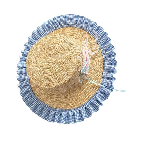 kwoifioy 3-10 Jahre Mädchen Strohhut Kinder Sunhat Für Kids Beach Partys Kopfbedeckung VREITIVE BOTORSHOOTS ARPROSE von kwoifioy
