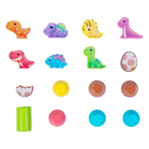 kwoifioy Helle Farbdinosaurier Blockspielzeug Für Kleinkind Sortier Und Stapelspielspielzeug Kinder Vorschulalter kwoifioy Helle Farbdinosaurier Blockspielzeug Für Kleinkind Sortier Und Stapelspielspielzeug Kinder Vorschulalter von kwoifioy