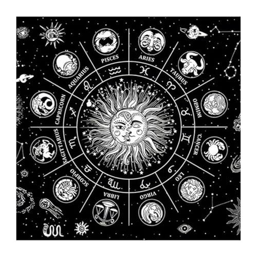 kwoifioy Tarot Tischdecke Altars Stoff Mysteriöses Symbol Astrologie Tischdecke Gotteskarten Tapestry Wanddekoration kwoifioy Tarot Tischdecke Altars Stoff Mysteriöses Symbol Astrologie Tischdecke Gotteskarten Tapestry Wanddekoration von kwoifioy