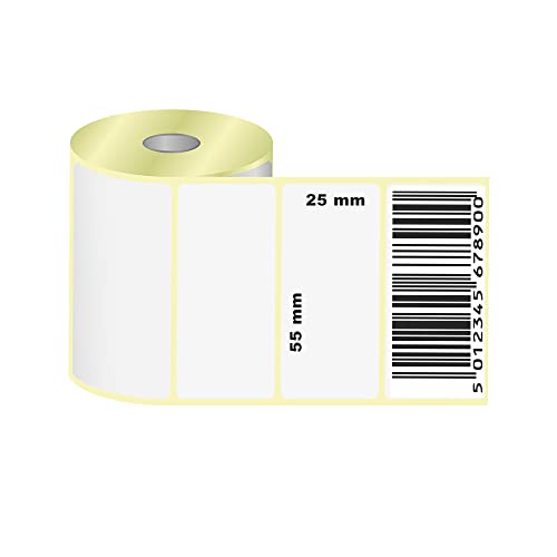 Labex Label Thermo Etiketten 55x25 mm | Thermo etiketten auf rolle; 1.000 stück adressetiketten - Thermodirekt etiketten - 1 Rolle ;1.000 Thermo label Barcode/Adresse Thermo Etiketten Labex Label Thermo Etiketten 55x25 mm | Thermo etiketten auf rolle; 1.000 stück adressetiketten - Thermodirekt etiketten - 1 Rolle ;1.000 Thermo label Barcode/Adresse Thermo Etiketten von labex label