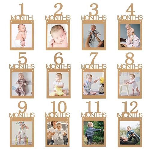 Fotogirlande 1. Geburtstag Fotogirlande mit 1-12 Klammern – Personalisierbare Foto Garland für Babys Erstes Jahr, Wanddeko aus Kraftpapier Ideal für Geburtstagsdeko, Kinderzimmer & Foto-Shooting Fotogirlande 1. Geburtstag Fotogirlande mit 1-12 Klammern – Personalisierbare Foto Garland für Babys Erstes Jahr, Wanddeko aus Kraftpapier Ideal für Geburtstagsdeko, Kinderzimmer & Foto-Shooting von laeeyin