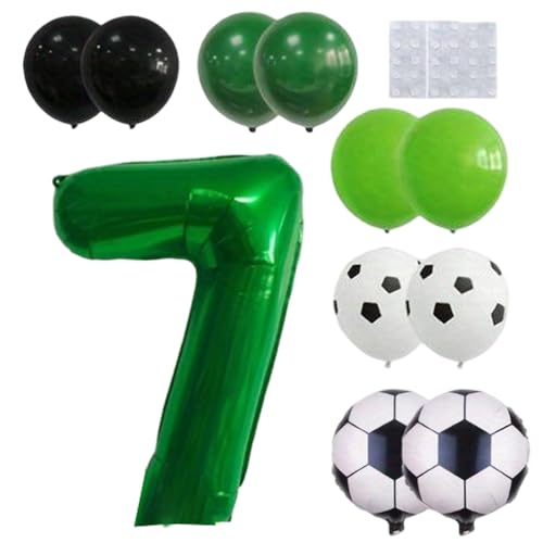 23 Stück Nummer 7 Ballon, Fußballballon 7. Geburtstag, Dekorationen für Jungen, Fußball-Geburtstagsparty-Zubehör für Fußballliebhaber, Sport, Weltmeisterschaft 23 Stück Nummer 7 Ballon, Fußballballon 7. Geburtstag, Dekorationen für Jungen, Fußball-Geburtstagsparty-Zubehör für Fußballliebhaber, Sport, Weltmeisterschaft von lafomukea