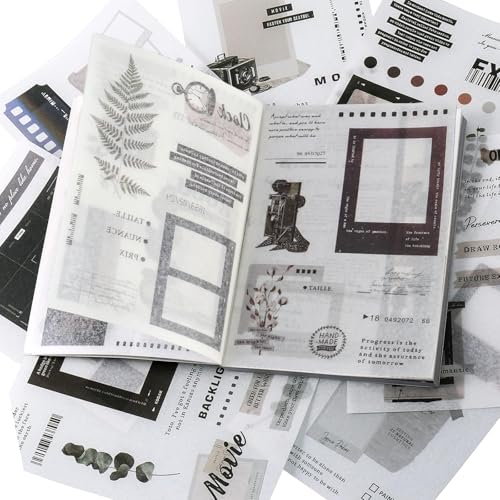 40 Blätter Scrapbooking Sticker Aufkleber, Selbstklebend Aufkleber, Fotoalbum Sammelalbum für DIY das Sammeln von Aufklebern, Scrapbook Zubehör 40 Blätter Scrapbooking Sticker Aufkleber, Selbstklebend Aufkleber, Fotoalbum Sammelalbum für DIY das Sammeln von Aufklebern, Scrapbook Zubehör von lafomukea