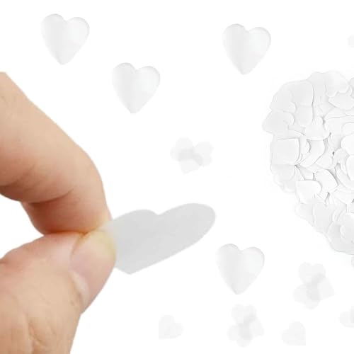 8000 Stück Biologisch abbaubare Tischdekorationen Weiß Herzform Tischdeko Papier 80g Hochzeit für Hochzeit Valentinstag Weihnachten Jubiläum Geburtstag von lafomukea
