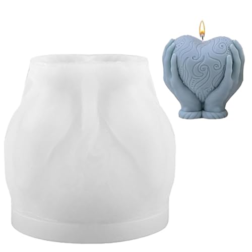 Herz Kerzenform Silikon, Silikonformen Gießformen, Kerzengießform in Den Händen Halten, 3D Liebe Silikonform Kerzenform, Gießform für Einem Anfängerset, Geburtstag, Valentinstag, Muttertag Herz Kerzenform Silikon, Silikonformen Gießformen, Kerzengießform in Den Händen Halten, 3D Liebe Silikonform Kerzenform, Gießform für Einem Anfängerset, Geburtstag, Valentinstag, Muttertag von lafomukea