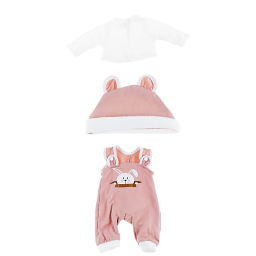 Kleidung Outfits für Baby Puppen Kleidung, Puppenkleidungsset, Puppenkleidung 18 Zoll, Kleidung Puppenzubehör mit Hut für Kinder Mädchen Jungen (Hasen) von lafomukea