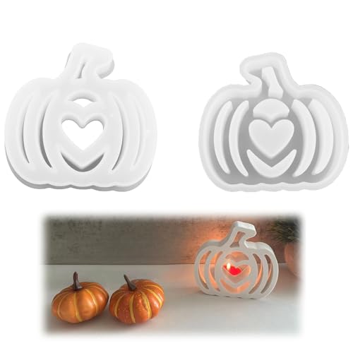 Silikonformen Gießformen Herbst, Giessformen Silikon, Kürbis Silikonform, Silikonformen Halloween, Epoxidharz Gießformen (Ich liebe Kürbis) von lafomukea