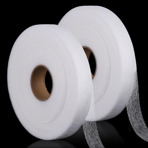 lahnao 200m Saumband zum Aufbügeln Weißes, 2 Bände Klebeband Zum Aufbügeln, Kann Geschnitten Werden Aufbügeln Saumband, Bügelband Saumband für Gardinen, Kleidung lahnao 200m Saumband zum Aufbügeln Weißes, 2 Bände Klebeband Zum Aufbügeln, Kann Geschnitten Werden Aufbügeln Saumband, Bügelband Saumband für Gardinen, Kleidung von lahnao