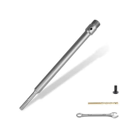 LALAGO 300mm SDS PLUS Schaft Verlängerung Aufnahmeschaft für Bohrkronen, Rundgriff SDS Plus Schaft, M22 Gewinde SDS PLUS Verlängerung Aufnahmeschaft, inklusive Zentrierbohrer (Feingewindeabstand 2mm) LALAGO 300mm SDS PLUS Schaft Verlängerung Aufnahmeschaft für Bohrkronen, Rundgriff SDS Plus Schaft, M22 Gewinde SDS PLUS Verlängerung Aufnahmeschaft, inklusive Zentrierbohrer (Feingewindeabstand 2mm) von lalago