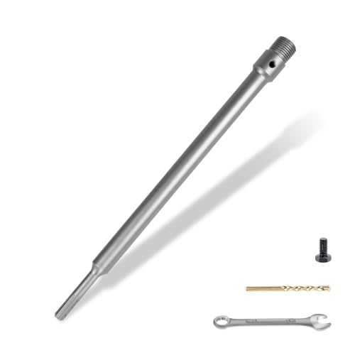 LALAGO 330mm SDS PLUS Schaft Verlängerung Aufnahmeschaft für Bohrkronen, Rundgriff SDS Plus Schaft, M22 Gewinde SDS PLUS Verlängerung Aufnahmeschaft, inklusive Zentrierbohrer (Feingewindeabstand 2mm) LALAGO 330mm SDS PLUS Schaft Verlängerung Aufnahmeschaft für Bohrkronen, Rundgriff SDS Plus Schaft, M22 Gewinde SDS PLUS Verlängerung Aufnahmeschaft, inklusive Zentrierbohrer (Feingewindeabstand 2mm) von lalago