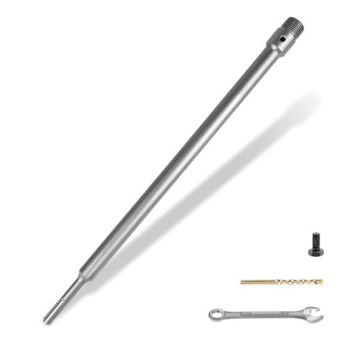 LALAGO 400mm SDS PLUS Schaft Verlängerung Aufnahmeschaft für Bohrkronen, Rundgriff SDS Plus Schaft, M22 Gewinde SDS PLUS Verlängerung Aufnahmeschaft, inklusive Zentrierbohrer (Feingewindeabstand 2mm) LALAGO 400mm SDS PLUS Schaft Verlängerung Aufnahmeschaft für Bohrkronen, Rundgriff SDS Plus Schaft, M22 Gewinde SDS PLUS Verlängerung Aufnahmeschaft, inklusive Zentrierbohrer (Feingewindeabstand 2mm) von lalago