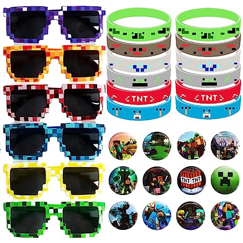 lankai 30 Stück Miner Gamer Thema Party Deko, Videospiel Party Mitgebsel, Miner Gamer Silikon Armband, Miner Gamer Abzeichen, Für Geburtstagsfeiern Für Kinder Und Erwachsene Dekorative, 2TE10197 lankai 30 Stück Miner Gamer Thema Party Deko, Videospiel Party Mitgebsel, Miner Gamer Silikon Armband, Miner Gamer Abzeichen, Für Geburtstagsfeiern Für Kinder Und Erwachsene Dekorative, 2TE10197 von lankai
