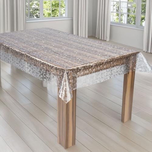 laro Premium Line 0,3mm weich transparente Tischdecke Folie Transparent Geometrisch Tischschutz Schutzfolie Abwaschbar PVC, Muster:Folie Transparent Geometrisch, Größe:130x200 laro Premium Line 0,3mm weich transparente Tischdecke Folie Transparent Geometrisch Tischschutz Schutzfolie Abwaschbar PVC, Muster:Folie Transparent Geometrisch, Größe:130x200 von laro
