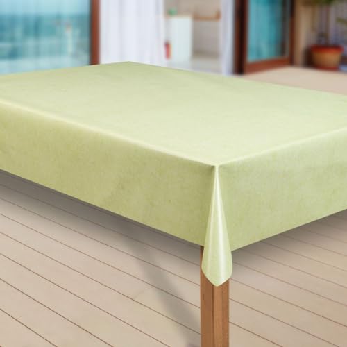 laro Wachstuch-Tischdecke Abwaschbar Garten-Tischdecke Wachstischdecke PVC Plastik-Tischdecken Eckig Meterware Wasserabweisend Abwischbar |30|, Muster:Uni grün meliert, Größe:110x160 cm laro Wachstuch-Tischdecke Abwaschbar Garten-Tischdecke Wachstischdecke PVC Plastik-Tischdecken Eckig Meterware Wasserabweisend Abwischbar |30|, Muster:Uni grün meliert, Größe:110x160 cm von laro