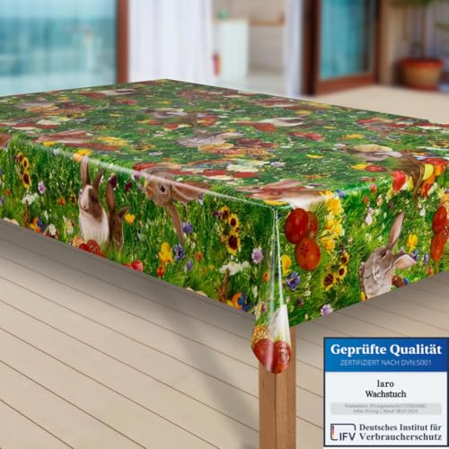 laro Wachstuch-Tischdecke Abwaschbar Garten-Tischdecke Wachstischdecke PVC Plastik-Tischdecken Eckig Meterware Wasserabweisend Abwischbar |53|, Muster:Ostern Blumenwiese Hase, Größe:90x100 laro Wachstuch-Tischdecke Abwaschbar Garten-Tischdecke Wachstischdecke PVC Plastik-Tischdecken Eckig Meterware Wasserabweisend Abwischbar |53|, Muster:Ostern Blumenwiese Hase, Größe:90x100 von laro