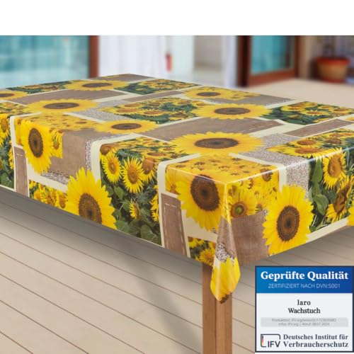 laro Wachstuch-Tischdecke Abwaschbar Garten-Tischdecke Wachstischdecke PVC Plastik-Tischdecken Eckig Meterware Wasserabweisend Abwischbar |56|, Muster:Sonnen Blumen, Größe:110x120 laro Wachstuch-Tischdecke Abwaschbar Garten-Tischdecke Wachstischdecke PVC Plastik-Tischdecken Eckig Meterware Wasserabweisend Abwischbar |56|, Muster:Sonnen Blumen, Größe:110x120 von laro