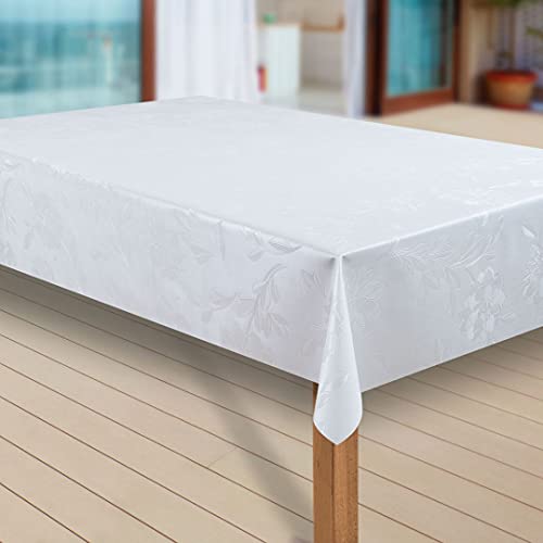 laro Wachstuch-Tischdecke Abwaschbar Garten-Tischdecke Wachstischdecke PVC Plastik-Tischdecken Eckig Meterware Wasserabweisend Abwischbar |70|, Muster:Dhalia Weiss, Größe:140x1000 laro Wachstuch-Tischdecke Abwaschbar Garten-Tischdecke Wachstischdecke PVC Plastik-Tischdecken Eckig Meterware Wasserabweisend Abwischbar |70|, Muster:Dhalia Weiss, Größe:140x1000 von laro