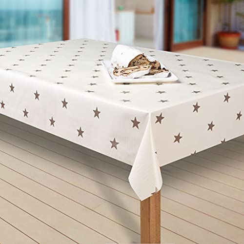 laro Wachstuch-Tischdecke Sterne Weihnachten Weihnachts-Motive PVC Wachstischdecke Eckig Meterware Wasserabweisend Abwischbar |20|, Muster:Sterne Creme-Gold, Größe:100x180 cm laro Wachstuch-Tischdecke Sterne Weihnachten Weihnachts-Motive PVC Wachstischdecke Eckig Meterware Wasserabweisend Abwischbar |20|, Muster:Sterne Creme-Gold, Größe:100x180 cm von laro