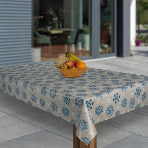 laro Wachstuch-Tischdecke Sterne Weihnachten Weihnachts-Motive PVC Wachstischdecke Eckig Meterware Wasserabweisend Abwischbar |20|, Muster:Weihnachten Schneeflocke Blau Weiß Beige, Größe:140x2000 laro Wachstuch-Tischdecke Sterne Weihnachten Weihnachts-Motive PVC Wachstischdecke Eckig Meterware Wasserabweisend Abwischbar |20|, Muster:Weihnachten Schneeflocke Blau Weiß Beige, Größe:140x2000 von laro