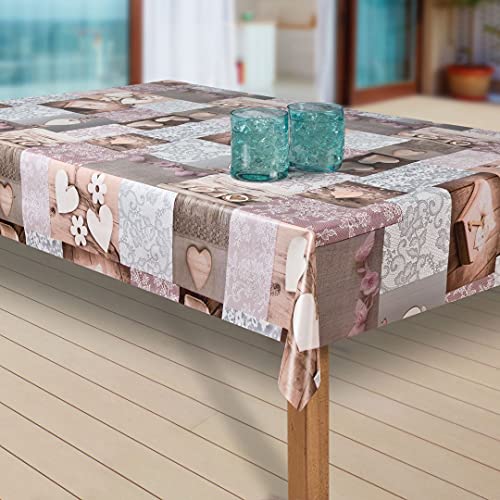 laro Wachstuch-Tischdecke Abwaschbar Garten-Tischdecke Wachstischdecke PVC Plastik-Tischdecken Eckig Meterware Wasserabweisend Abwischbar, Muster:Herzen rosa, Größe:110x240 laro Wachstuch-Tischdecke Abwaschbar Garten-Tischdecke Wachstischdecke PVC Plastik-Tischdecken Eckig Meterware Wasserabweisend Abwischbar, Muster:Herzen rosa, Größe:110x240 von laro