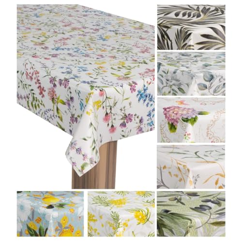 laro Wachstuch-Tischdecke Wachstischdecke Gartentischdecke, Muster:Blumen Mix Bunt, Größe:130x220 laro Wachstuch-Tischdecke Wachstischdecke Gartentischdecke, Muster:Blumen Mix Bunt, Größe:130x220 von laro