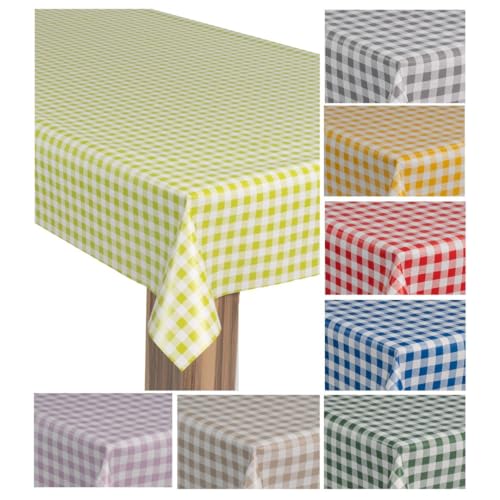 laro Wachstuch-Tischdecke Wachstischdecke Gartentischdecke, Muster:Karo Kariert Limette, Größe:140x2000 laro Wachstuch-Tischdecke Wachstischdecke Gartentischdecke, Muster:Karo Kariert Limette, Größe:140x2000 von laro