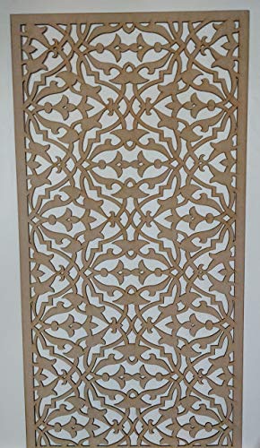 Dekoratives Sichtschutzgitter für Heizkörper, perforierte MDF-Platte (4 x 2), E88M von laserkris