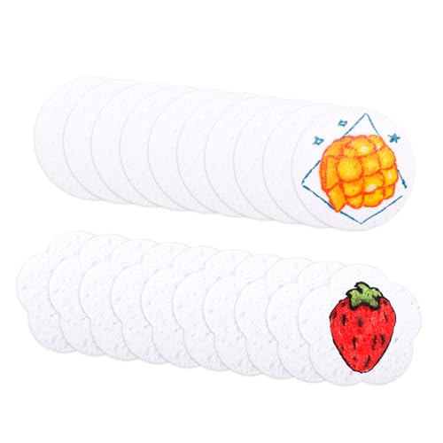 20 St Magisches Schaum-Strukturpapier, 3D Schaum Strukturmalerei Magische Puffy-Farbe DIY Leinwand Zelluloseschwamm Kunstpapier Spaß Kreativ Künstlerbedarf für Bastelprojekte (Blumen und Runde) von lasuroa