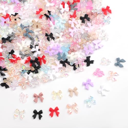 240 Stück Nagel Bogen, 3 Stile Mehrfarbig 3D Schleifen Nagelanhänger Kunstharz Aurora Schleifenanhänger Niedliche Nageljuwelen Steine Strass Maniküre Dekoration für Frauen und Mädchen, Basteln 240 Stück Nagel Bogen, 3 Stile Mehrfarbig 3D Schleifen Nagelanhänger Kunstharz Aurora Schleifenanhänger Niedliche Nageljuwelen Steine Strass Maniküre Dekoration für Frauen und Mädchen, Basteln von lasuroa