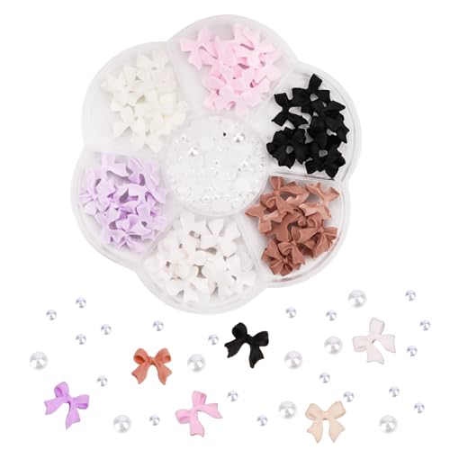 3D Schleife Nagel Anhänger, 6 Farben Winziger Schleife Anhänger mit Perlenstein Nageldesign Bunte Nageldekorationen für Schmuck Kleidung Schuhe DIY-Handwerk 3D Schleife Nagel Anhänger, 6 Farben Winziger Schleife Anhänger mit Perlenstein Nageldesign Bunte Nageldekorationen für Schmuck Kleidung Schuhe DIY-Handwerk von lasuroa