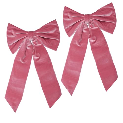 lasuroa 2stk Große Deko Schleife Rosa, Süße Große Rosa Schleifen-Wanddekoration für Zimmer Schlafzimmer Dekoration Hochzeitsfeier lasuroa 2stk Große Deko Schleife Rosa, Süße Große Rosa Schleifen-Wanddekoration für Zimmer Schlafzimmer Dekoration Hochzeitsfeier von lasuroa