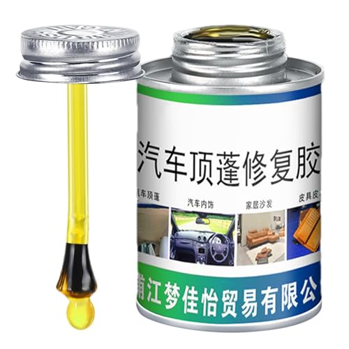 Auto Dachhimmel Kleber 100Ml,Auto-Innendach-Reparaturkleber Mit Pinsel,Auto Dachhimmel Reparaturkleber, Starker Klebstoff,Flüssigkleber,Polsterstoff,Kfz-Innenreparaturkleber Für Autopolster,Autohimmel Auto Dachhimmel Kleber 100Ml,Auto-Innendach-Reparaturkleber Mit Pinsel,Auto Dachhimmel Reparaturkleber, Starker Klebstoff,Flüssigkleber,Polsterstoff,Kfz-Innenreparaturkleber Für Autopolster,Autohimmel von laxreheye