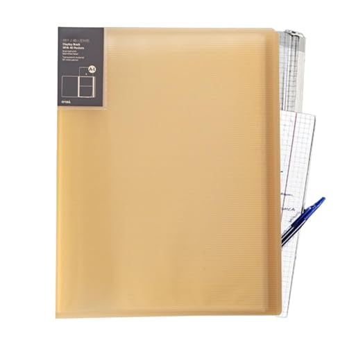laxreheye Ordnerhüllen aus Papier, Ordner-Organizer, Papierordner mit Tasche | Datei-Organizer mit mehreren Fächern für Akten laxreheye Ordnerhüllen aus Papier, Ordner-Organizer, Papierordner mit Tasche | Datei-Organizer mit mehreren Fächern für Akten von laxreheye