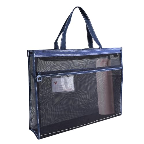 laxreheye Ordnertaschen aus Netzstoff mit Reißverschluss, Dokumententasche aus Netzstoff mit Reißverschluss | Transparente Aufbewahrungstasche für Poster 17 x 13 x 4,4 Zoll mit Griff und laxreheye Ordnertaschen aus Netzstoff mit Reißverschluss, Dokumententasche aus Netzstoff mit Reißverschluss | Transparente Aufbewahrungstasche für Poster 17 x 13 x 4,4 Zoll mit Griff und von laxreheye